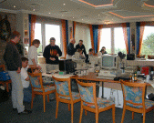 Entspannte Unterhaltung