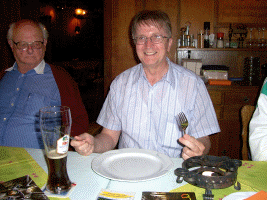 In der Gastst&auml;tte des Hotels 'Zum Schiffchen'