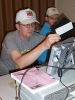 Thomas und Linus mit AG-Basecap 