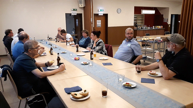 Gem&uuml;tliche Runde mit Abstand